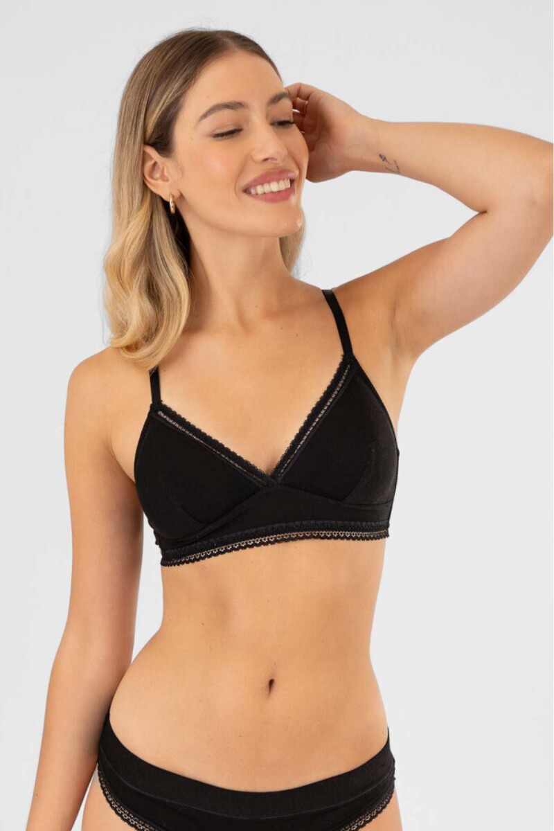Bralet brume - Negro 
