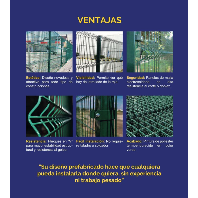 Cercos Perimetrales Reja Panel Pre Fabricadas Seguridad Cercos Perimetrales Reja Panel Pre Fabricadas Seguridad