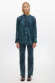 Camisa Noble Denim Washed Green