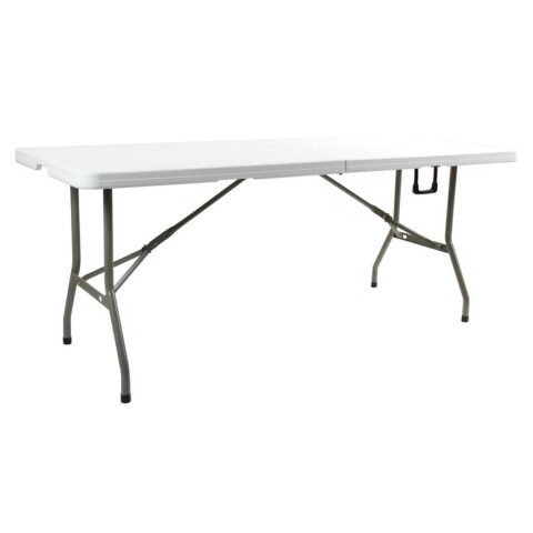 Mesa Plegable Tipo Maleta 180 Cm Color Blanco Mesa Plegable Tipo Maleta 180 Cm Color Blanco