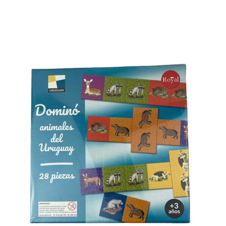 Domino Animales del Uruguay 28 pzs Royal Domino Animales del Uruguay 28 pzs Royal