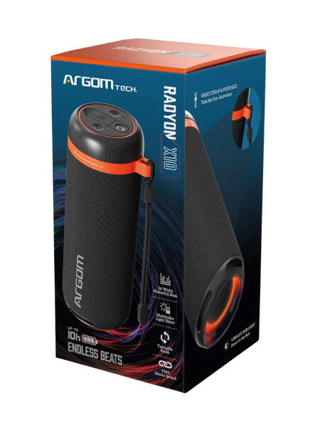 Parlante Argom Radyon X10 Negro