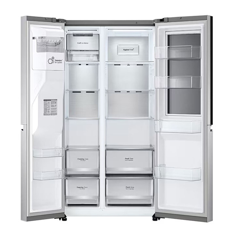 REFRIGERADOR LG INSTAVIEW 674L GRIS INVERTER GS66SXSC
