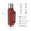 Termo Stanley Ultra 1.4 Litros Con Tapón Cebador Rojo