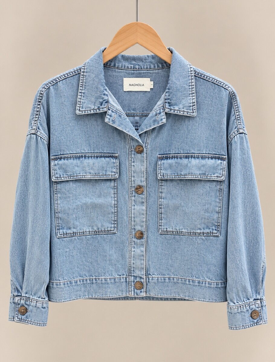 Sobrecamisa Carly - Denim Azul Soft 