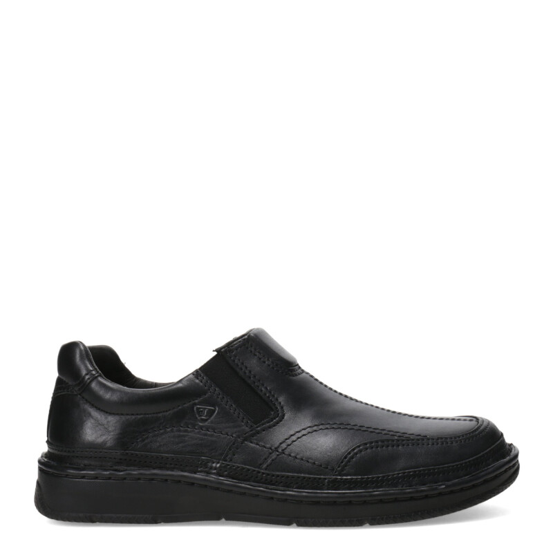 Zapatos de Hombre Lombardino Casual Elastico Negro
