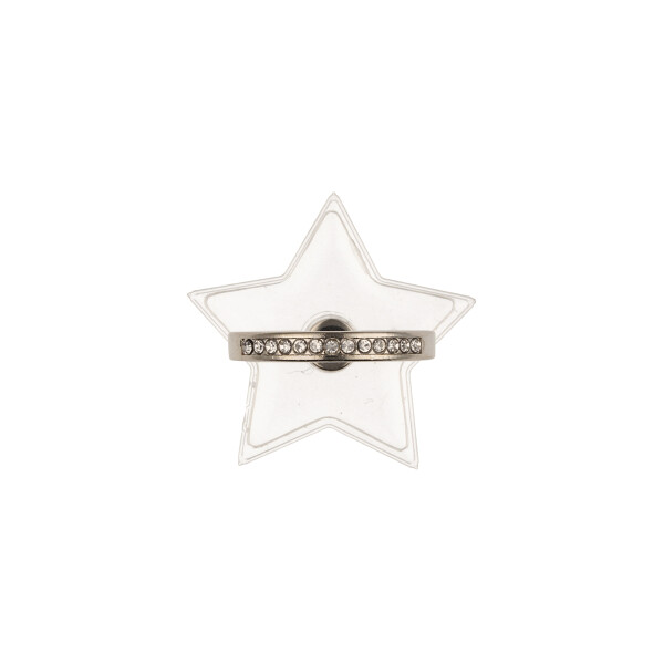 Anillo soporte para celular diseño estrella transparente con brillos Anillo Soporte Para Celular Diseño Estrella Transparente Con Brillos