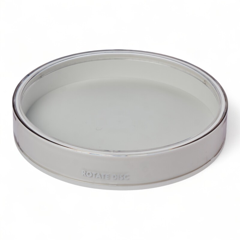 Bandeja O Plato Organizador Giratorio 24cmD 360º Antideslizantes Blanco