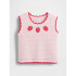 SL COTTON CROCHET TANK - STRAWBERRY CHERRY BLOSSOM