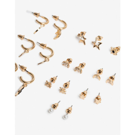 Aros Sets Metal Dorado