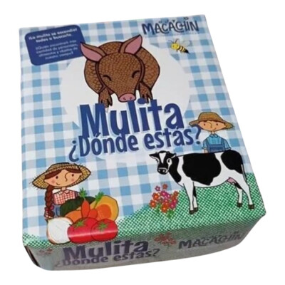 Juego De Mesa Mulita ¿Dónde Estás? Macachin Juego De Mesa Mulita ¿Dónde Estás? Macachin