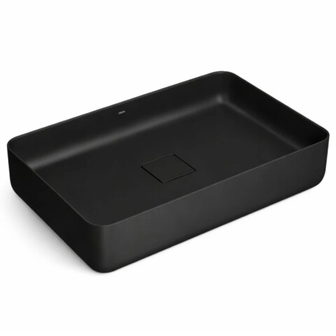 Bacha de apoyo rectangular 60x40cm Negro Mate Deca Bacha De Apoyo Rectangular 60x40cm Negro Mate Deca