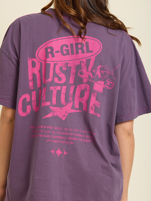 T-SHIRT ALIZA RUSTY Purpura