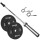 Barra Olímpica Maciza 1.50m +10kg Discos Pesas Expert Cmb001514
