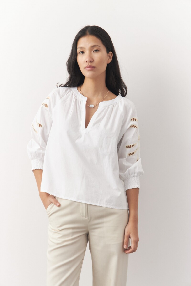 BLUSA GILBERTA Lino