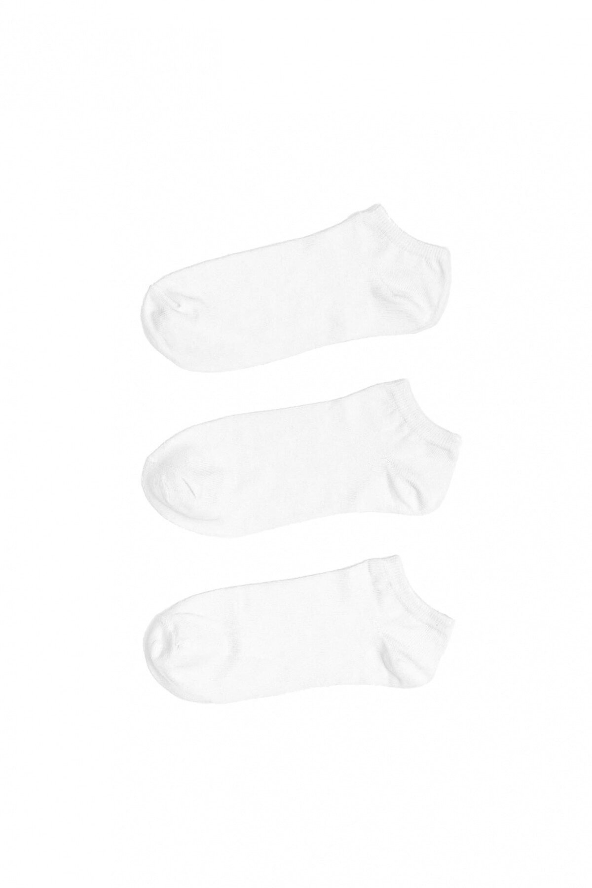Medias Pack x3 Invisibles Blanco