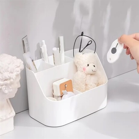 Organizador para útiles 10*19*10cm Blanco