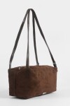 Bolso bandolera suede chocolate