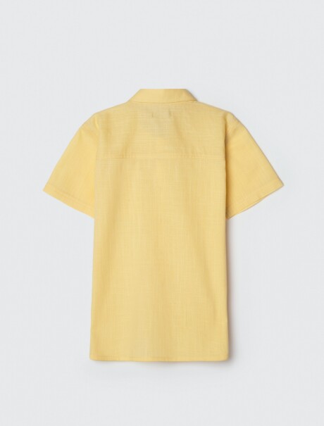 CAMISA MANGA CORTA AMARILLO