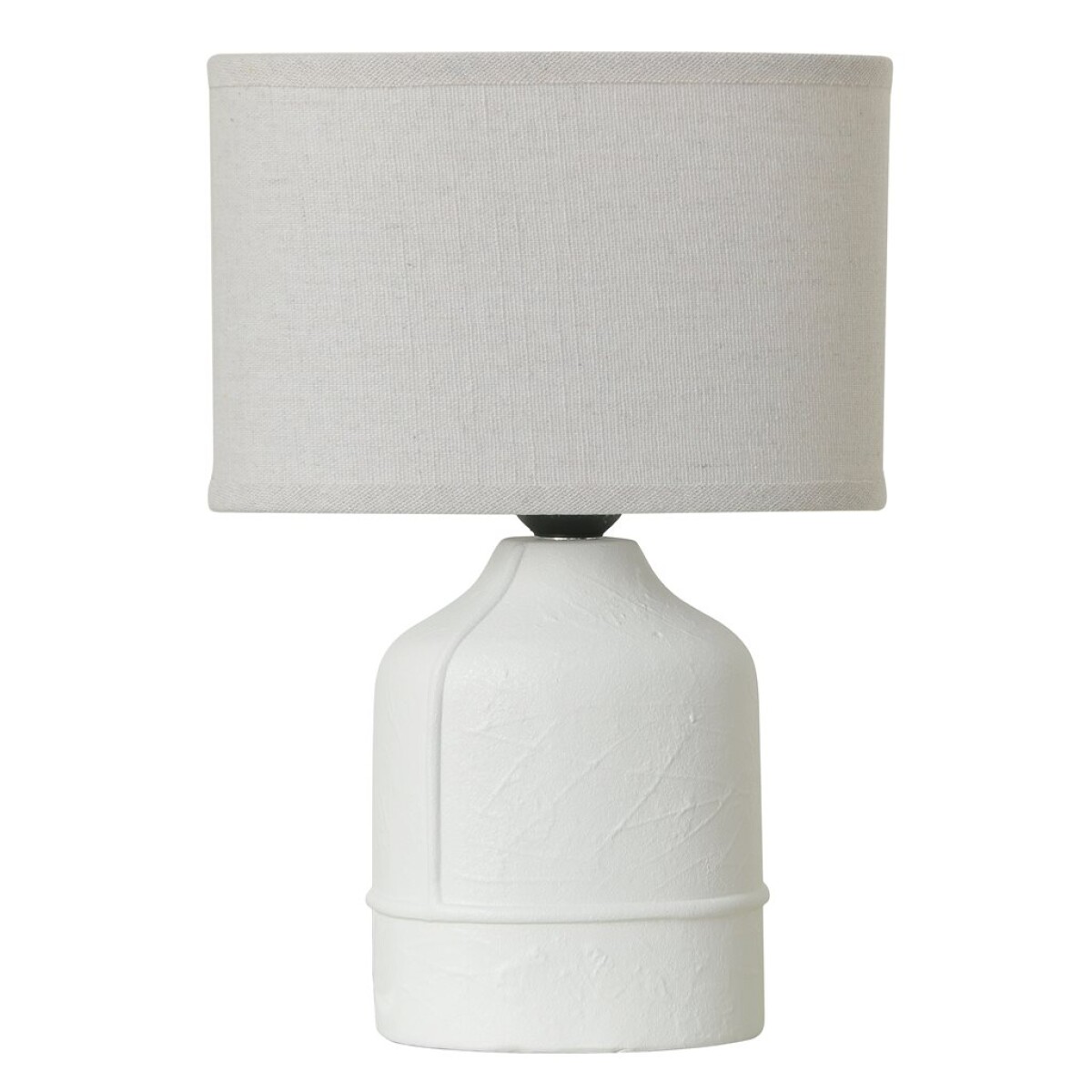 LAMPARA DE MESA CERAMICA 20x11x31CM BLANCO 