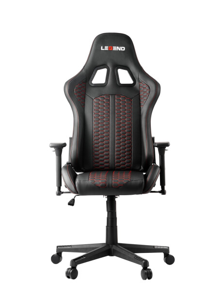 Silla gaming NIBE polipiel negro/rojo Silla gaming NIBE polipiel negro/rojo
