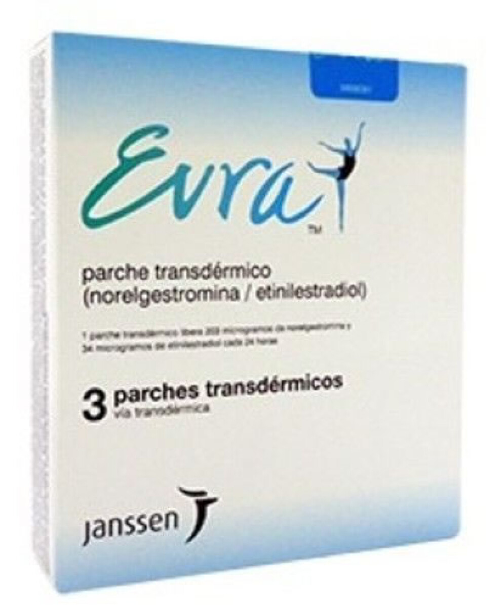 Evra Parches x3 – Anticonceptivo Hormonal Seguro