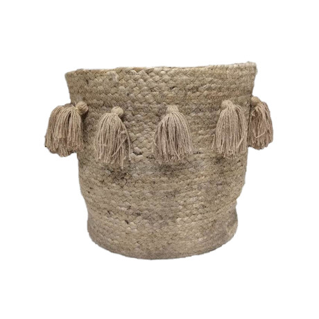 CESTO NATURAL/BEIGE YUTE BORLAS