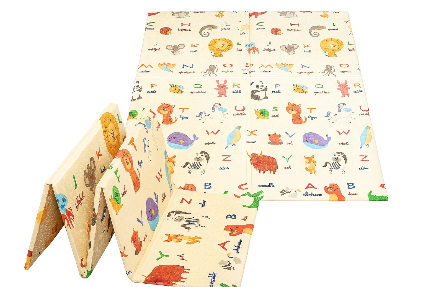 Alfombra Antigolpes Infantil Reversible 180x150 Bebes-niños - Blanco 