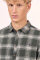 CAMISA COASTLINE FLANNEL J-negro