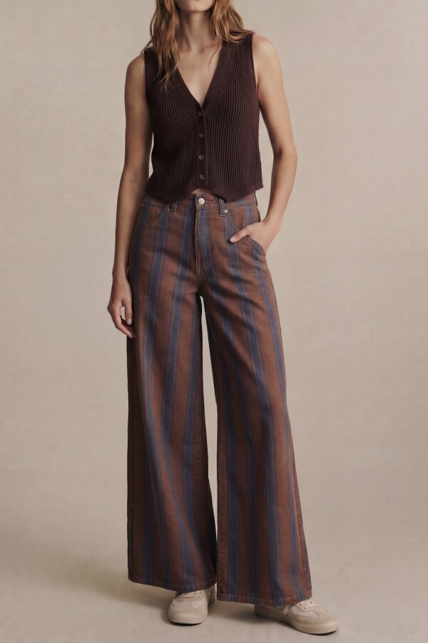 Chaleco Lurex Chocolate