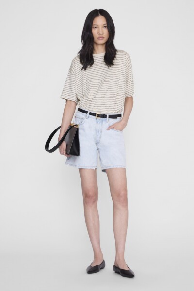 REMERA CADE Striped Black
