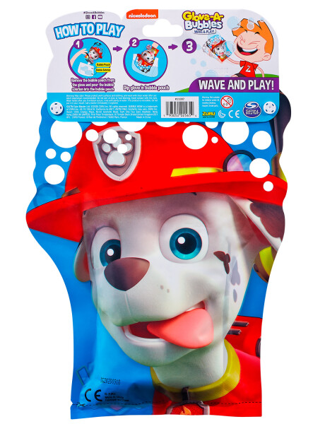 Guante burbujero Paw Patrol Glove-A-Bubbles 150ml Marshall