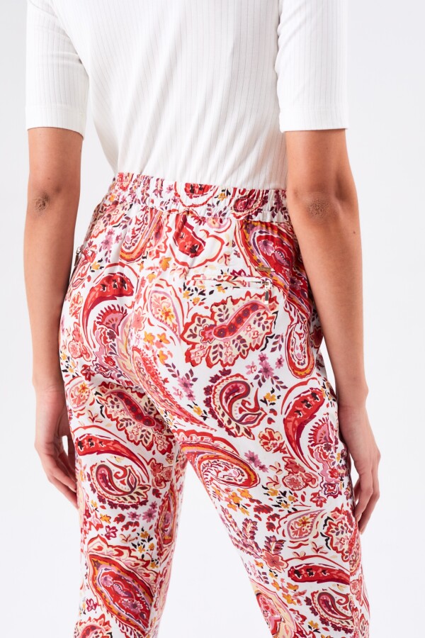 Pantalón Print Rojo