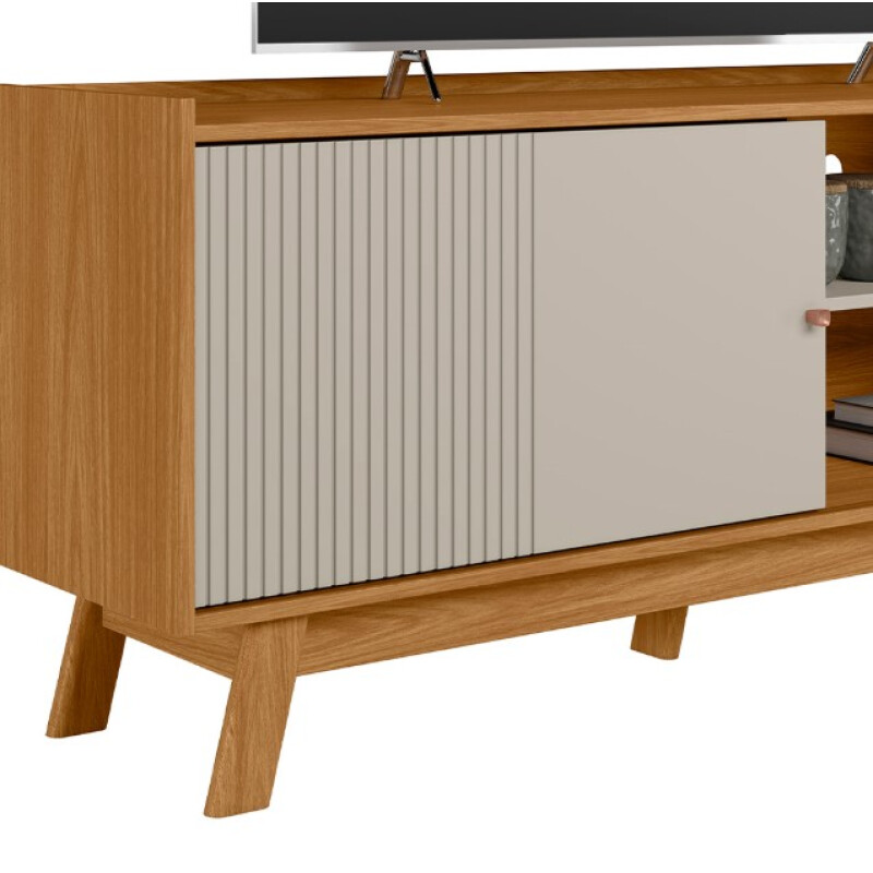 Rack para TV hasta 65″ AURUM Color Nature Off White Rack para TV hasta 65″ AURUM Color Nature Off White