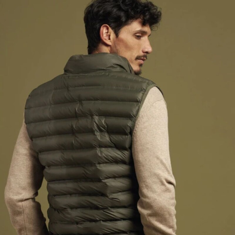 Chaleco Hombre Nylon Polanco Militar