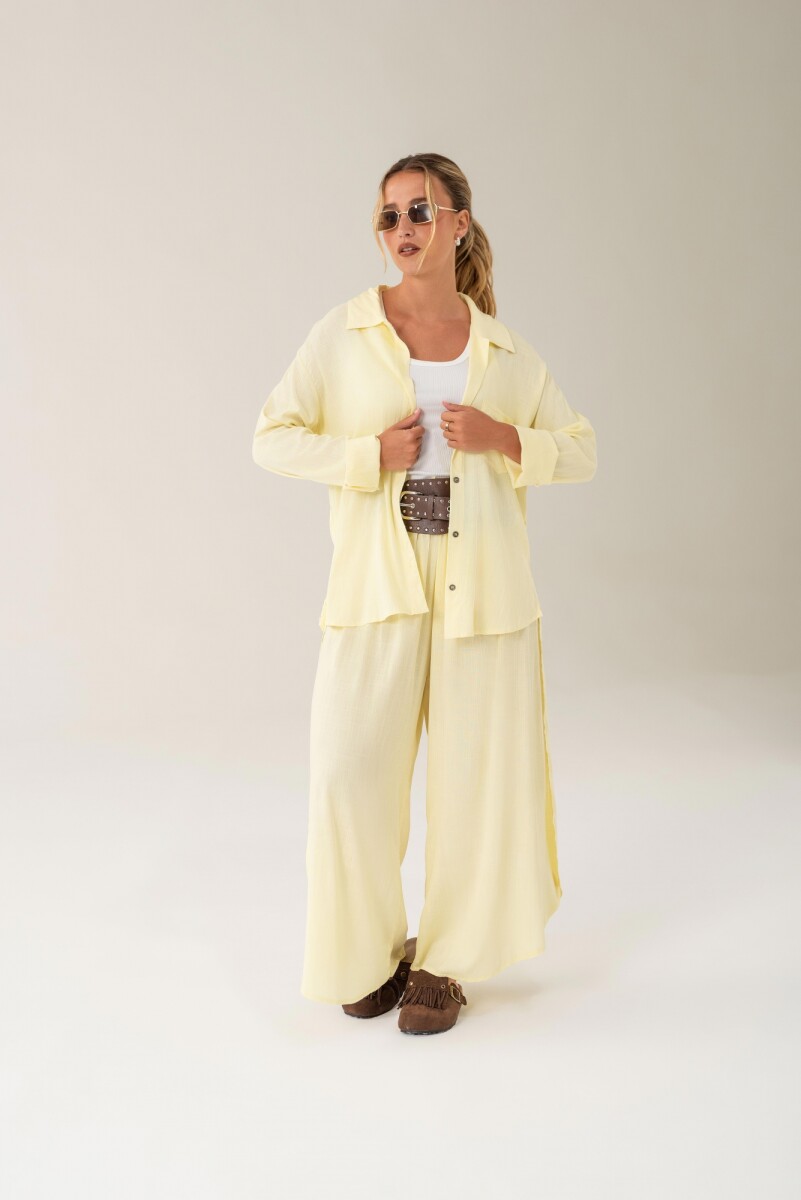 Camisa Senda - Amarillo 