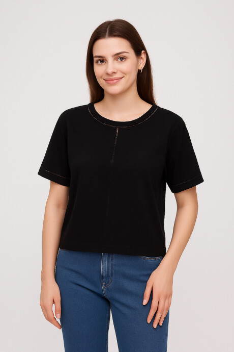 Remera Tayel Negro