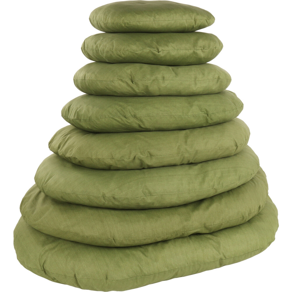 COJIN FIRENZE OVALADO VERDE 50X40X8CM COJIN FIRENZE OVALADO VERDE 50X40X8CM