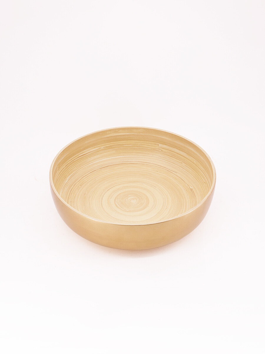 BOWL DE BAMBÚ - DORADO 