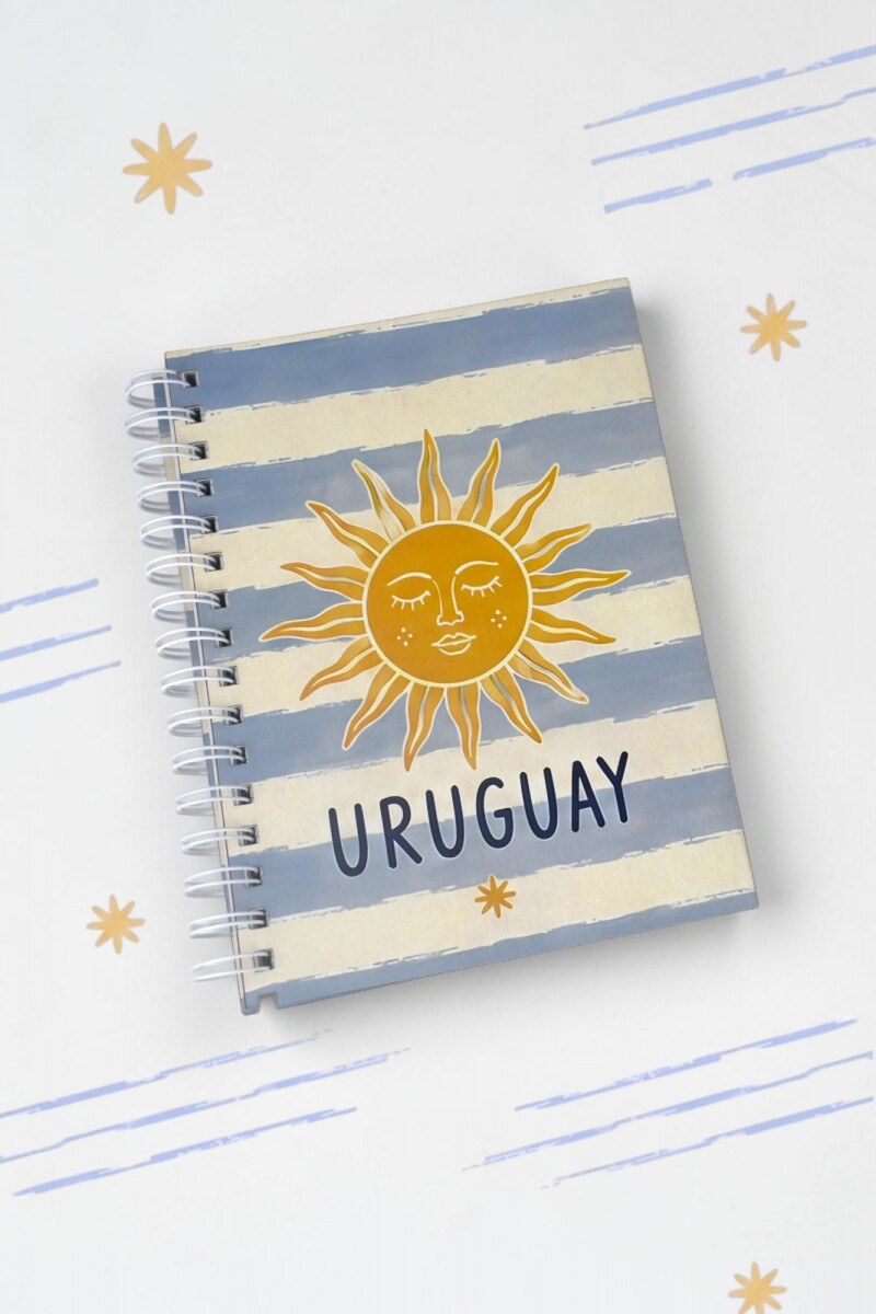 Cuaderno Paperpack A5 - - D6 Uruguay 