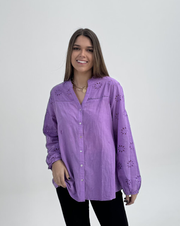 Camisa Luciana lila