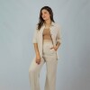 Camisa Lino Slowly Off White