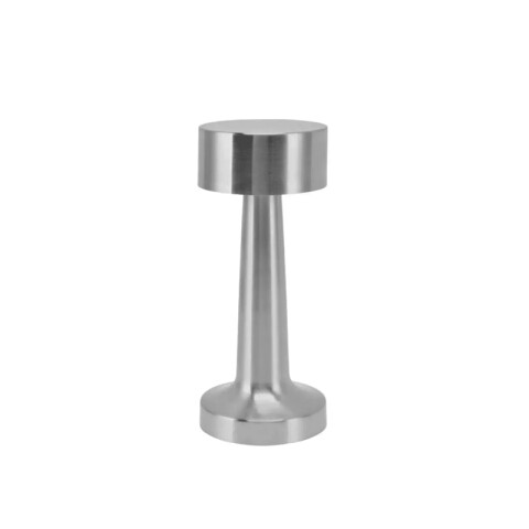 Lámpara de mesa LED inalámbrica 2W plateado USB-C IX5011