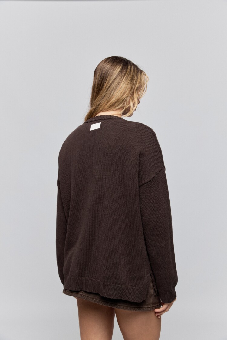 SWEATER BLESSED Chocolate