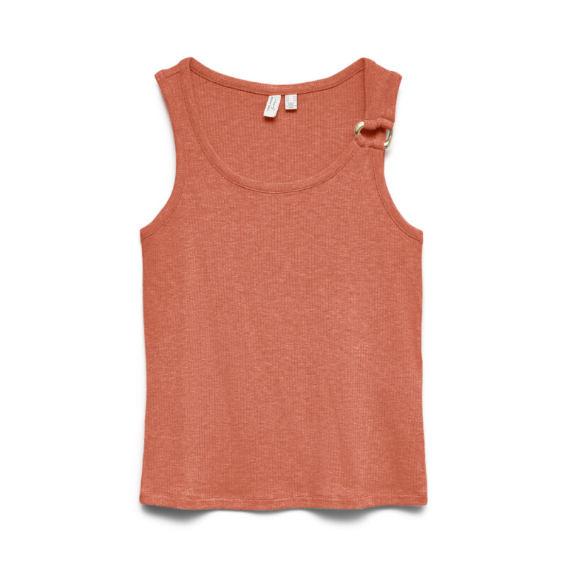 VMKIKI S/L O-NECK TOP JRS BTQ Langoustino