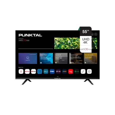 Smart Tv PUNKTAL 55' UHD 4K WebOS WiFi Con Control Remoto Smart Tv PUNKTAL 55' UHD 4K WebOS WiFi Con Control Remoto