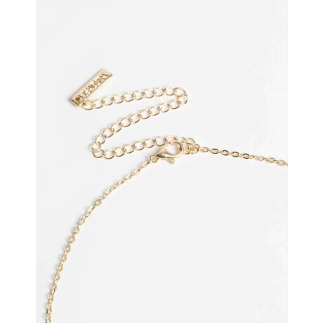 Collar ''love'' Con Cubic Dorado