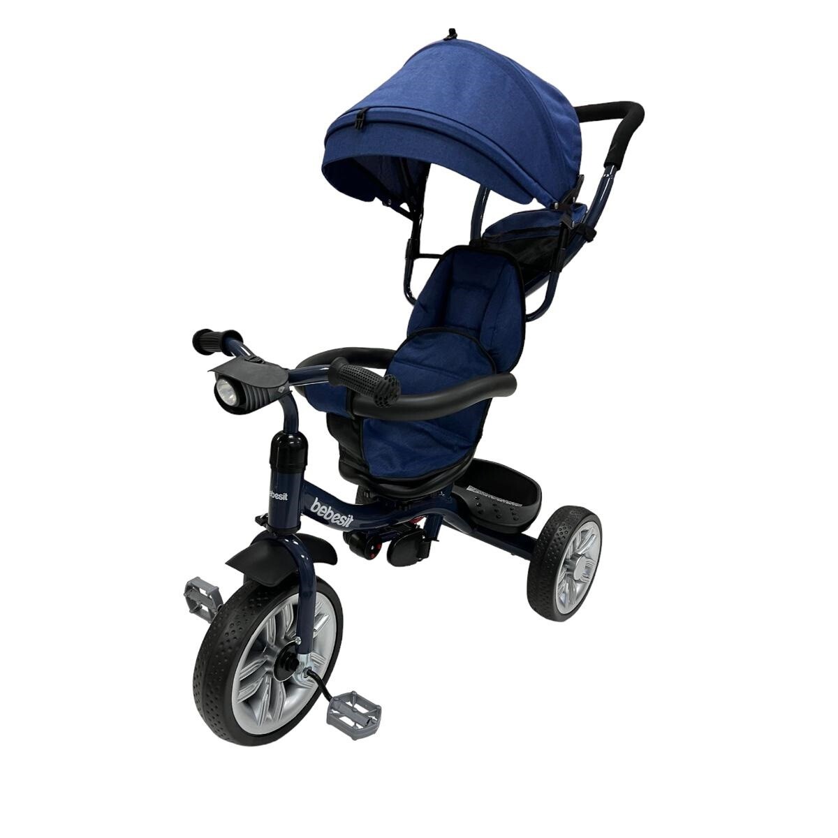 Triciclo 360 asiento giratorio Bebesit - Azul 