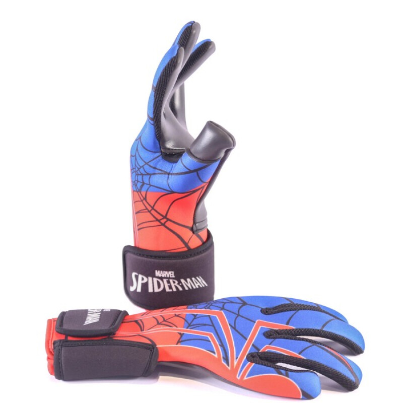Guantes Marvel de Fútbol Spiderman de Niños - SPTASS23018 Azul