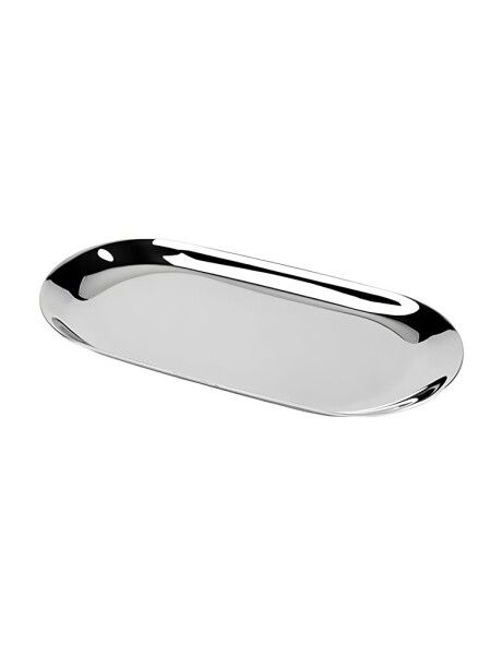 BANDEJA OVAL 18x8CM METAL PLATEADO BANDEJA OVAL 18x8CM METAL PLATEADO